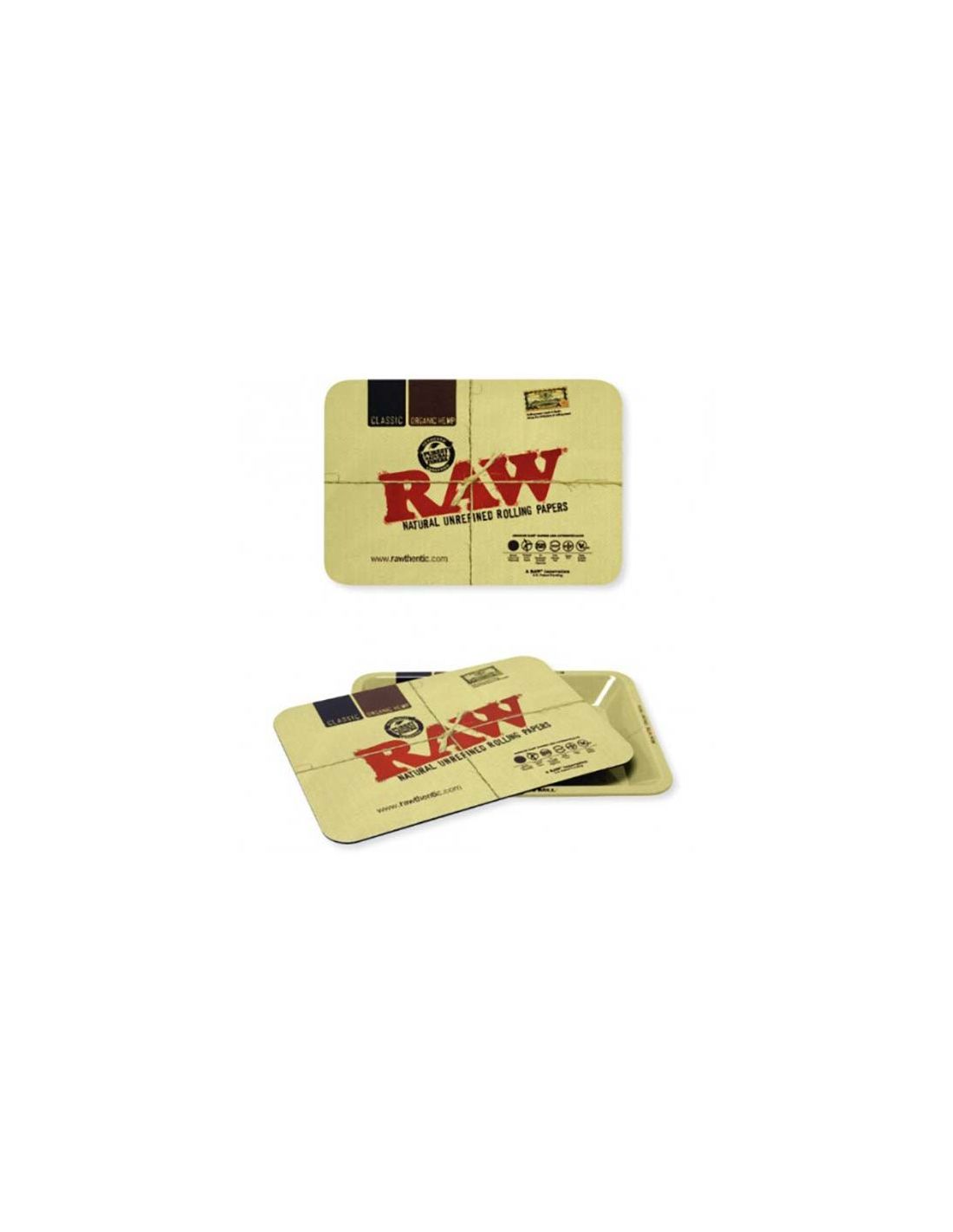 RAW Cubierta clásica para bandeja | Tamaño - Mini | Cubierta magnética para  ayudar a almacenar el contenido de la bandeja rápidamente | No más